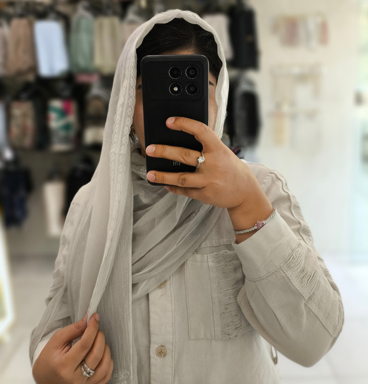 شال حریر مجلسی پاپیونی لوکس
