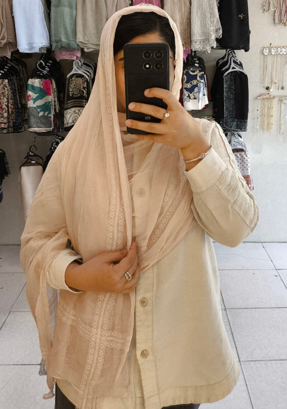 شال حریر مجلسی پاپیونی لوکس