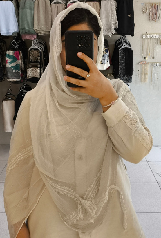 شال حریر مجلسی پاپیونی لوکس