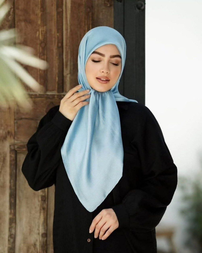 مینی اسکارف کریستال مجلسی تک رنگ قواره 75