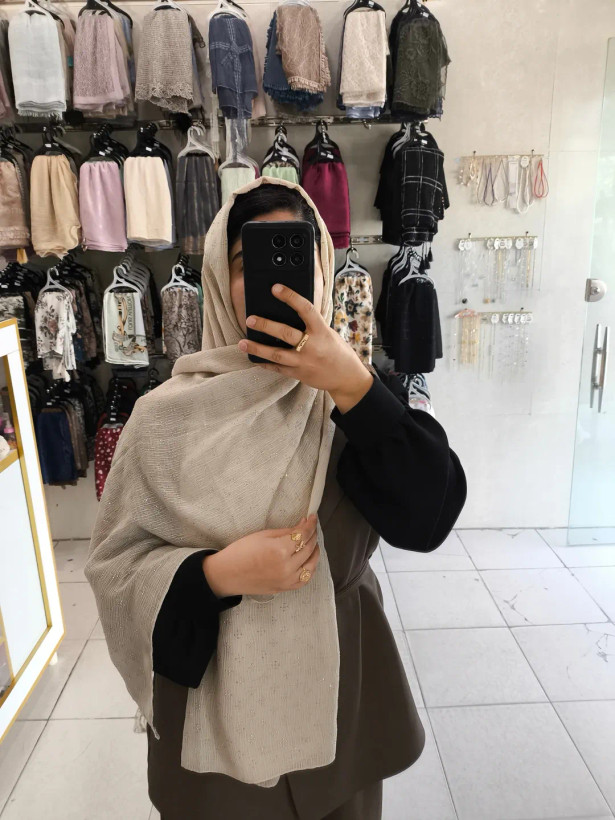 شال درختی درجه یک فول نگین ستاره ای مجلسی زنانه و دخترانه