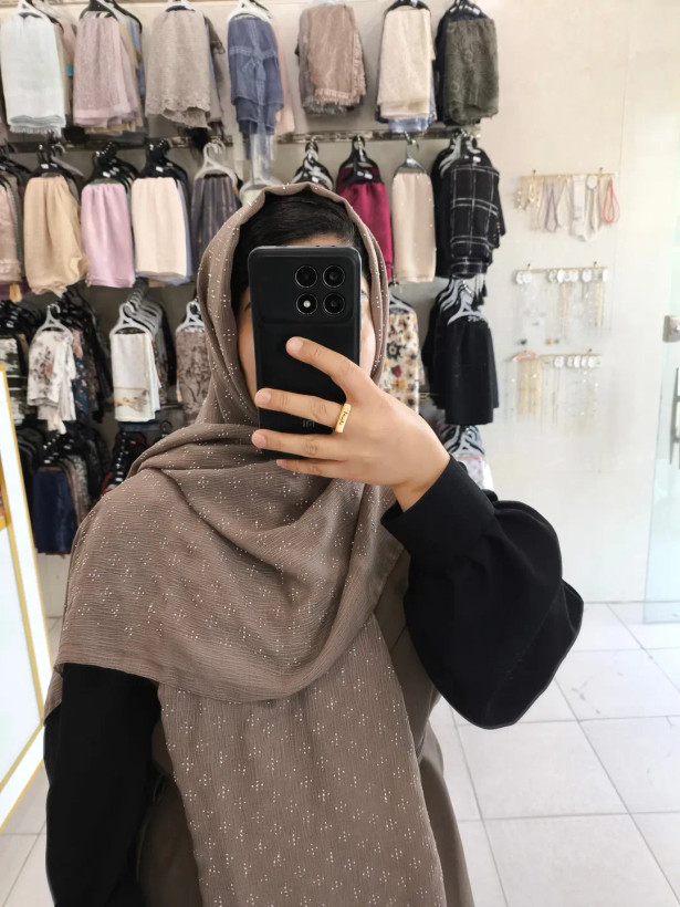 شال درختی درجه یک فول نگین ستاره ای مجلسی زنانه و دخترانه