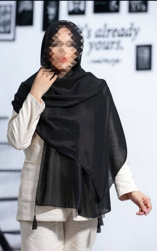 شال مجلسی نخی دنیز شاین منگوله دار زنانه و دخترانه