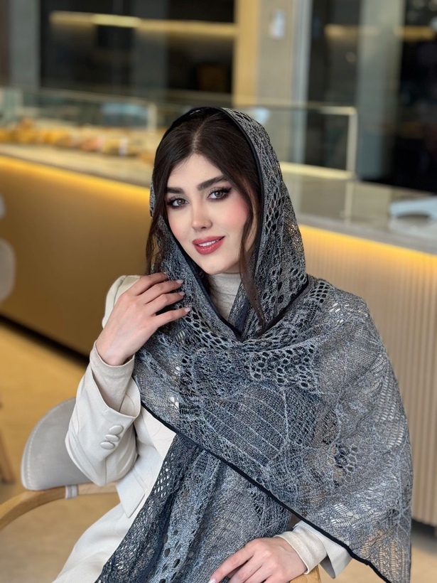 شال مجلسی وارداتی لوکس طرح سنگی زنانه و دخترانه